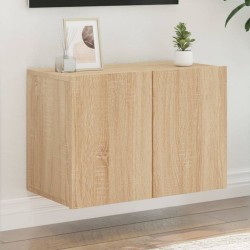 vidaXL Mueble para TV de pared roble Sonoma 60x30x41 cm