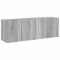 vidaXL Muebles para TV de pared 2 unidades gris Sonoma 60x30x41 cm