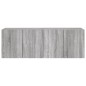 vidaXL Muebles para TV de pared 2 unidades gris Sonoma 60x30x41 cm