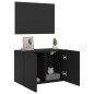 vidaXL Mueble para TV de pared negro 60x30x41 cm vidaXL Mueble para TV de pared negro 60x30x41 cm