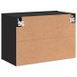 vidaXL Mueble para TV de pared negro 60x30x41 cm vidaXL Mueble para TV de pared negro 60x30x41 cm