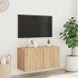 vidaXL Mueble para TV de pared roble Sonoma 80x30x41 cm