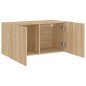 vidaXL Mueble para TV de pared roble Sonoma 80x30x41 cm