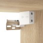 vidaXL Mueble para TV de pared roble Sonoma 80x30x41 cm