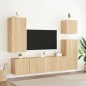 vidaXL Mueble para TV de pared roble Sonoma 80x30x41 cm