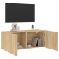 vidaXL Mueble para TV de pared roble Sonoma 100x30x41 cm vidaXL Mueble para TV de pared roble Sonoma 100x30x41 cm