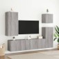 vidaXL Muebles para TV de pared 2 unidades gris Sonoma 80x30x41 cm vidaXL Muebles para TV de pared 2 unidades gris Sonoma 80x30x41 cm