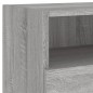 vidaXL Muebles de pared para TV 2 uds madera gris Sonoma 80x30x30 cm