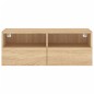 vidaXL Mueble de pared TV madera ingeniería roble Sonoma 80x30x30 cm vidaXL Mueble de pared TV madera ingeniería roble Sonoma 80x30x30 cm