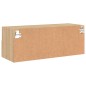 vidaXL Mueble de pared TV madera ingeniería roble Sonoma 80x30x30 cm vidaXL Mueble de pared TV madera ingeniería roble Sonoma 80x30x30 cm