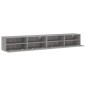 vidaXL Muebles de pared para TV 2 uds madera gris Sonoma 100x30x30 cm
