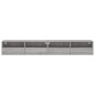 vidaXL Muebles de pared para TV 2 uds madera gris Sonoma 100x30x30 cm