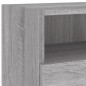 vidaXL Muebles de pared para TV 2 uds madera gris Sonoma 100x30x30 cm