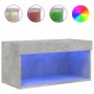 vidaXL Mueble para TV con luces LED gris hormigón 60x30x30 cm vidaXL Mueble para TV con luces LED gris hormigón 60x30x30 cm