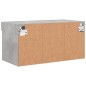 vidaXL Mueble para TV con luces LED gris hormigón 60x30x30 cm vidaXL Mueble para TV con luces LED gris hormigón 60x30x30 cm