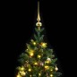 vidaXL Árbol Navidad artificial con bisagras 150 LED y bolas 120 cm vidaXL Árbol Navidad artificial con bisagras 150 LED y bolas 120 cm