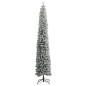vidaXL Árbol de Navidad estrecho con 300 LED y bolas y nieve 270 cm vidaXL Árbol de Navidad estrecho con 300 LED y bolas y nieve 270 cm