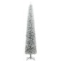 vidaXL Árbol de Navidad estrecho con 300 LED y bolas y nieve 270 cm vidaXL Árbol de Navidad estrecho con 300 LED y bolas y nieve 270 cm