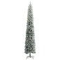 vidaXL Árbol de Navidad estrecho con 300 LED y bolas y nieve 300 cm vidaXL Árbol de Navidad estrecho con 300 LED y bolas y nieve 300 cm
