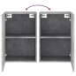 vidaXL Mueble TV de pared madera ingeniería gris hormigón 40,5x30x60cm vidaXL Mueble TV de pared madera ingeniería gris hormigón 40,5x30x60cm