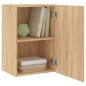 vidaXL Mueble TV de pared madera ingeniería roble Sonoma 40,5x30x60 cm vidaXL Mueble TV de pared madera ingeniería roble Sonoma 40,5x30x60 cm