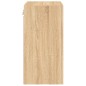 vidaXL Mueble TV de pared madera ingeniería roble Sonoma 40,5x30x60 cm vidaXL Mueble TV de pared madera ingeniería roble Sonoma 40,5x30x60 cm