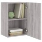 vidaXL Muebles de TV de pared 2 uds madera gris Sonoma 40,5x30x60 cm vidaXL Muebles de TV de pared 2 uds madera gris Sonoma 40,5x30x60 cm
