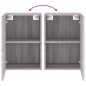vidaXL Muebles de TV de pared 2 uds madera gris Sonoma 40,5x30x60 cm vidaXL Muebles de TV de pared 2 uds madera gris Sonoma 40,5x30x60 cm