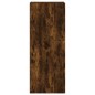 vidaXL Mueble de TV de pared madera roble ahumado 40,5x30x102 cm