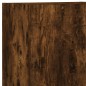 vidaXL Mueble de TV de pared madera roble ahumado 40,5x30x102 cm