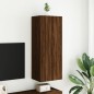 vidaXL Mueble de TV de pared madera marrón roble 40,5x30x102 cm vidaXL Mueble de TV de pared madera marrón roble 40,5x30x102 cm