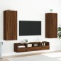 vidaXL Mueble de TV de pared madera marrón roble 40,5x30x102 cm vidaXL Mueble de TV de pared madera marrón roble 40,5x30x102 cm