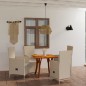 vidaXL Juego de comedor para jardín 5 piezas beige vidaXL Juego de comedor para jardín 5 piezas beige