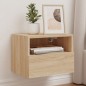 vidaXL Muebles de pared para TV 2 uds madera roble Sonoma 40x30x30 cm