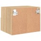 vidaXL Muebles de pared para TV 2 uds madera roble Sonoma 40x30x30 cm