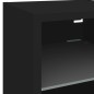vidaXL Mueble de TV de pared con luces LED negro 30x28,5x30 cm vidaXL Mueble de TV de pared con luces LED negro 30x28,5x30 cm