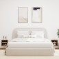 vidaXL Muebles TV de pared luces LED 2 uds roble ahumado 30x28,5x30 cm