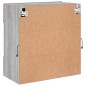 vidaXL Mueble de TV de pared con luces LED gris Sonoma 58,5x30x60,5 cm vidaXL Mueble de TV de pared con luces LED gris Sonoma 58,5x30x60,5 cm