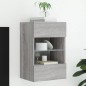 vidaXL Mueble de TV de pared con luces LED gris Sonoma 40x30x60,5 cm vidaXL Mueble de TV de pared con luces LED gris Sonoma 40x30x60,5 cm