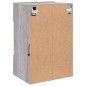 vidaXL Mueble de TV de pared con luces LED gris Sonoma 40x30x60,5 cm vidaXL Mueble de TV de pared con luces LED gris Sonoma 40x30x60,5 cm