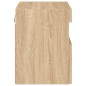 vidaXL Mueble de TV de pared con luces LED roble Sonoma 40x30x40 cm vidaXL Mueble de TV de pared con luces LED roble Sonoma 40x30x40 cm