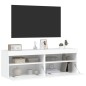vidaXL Muebles de TV de pared con luces LED 2 uds blanco 60x30x40 cm vidaXL Muebles de TV de pared con luces LED 2 uds blanco 60x30x40 cm