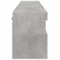 vidaXL Muebles TV de pared luces LED 2 uds gris hormigón 60x30x40 cm vidaXL Muebles TV de pared luces LED 2 uds gris hormigón 60x30x40 cm
