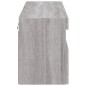 vidaXL Mueble de TV de pared con luces LED gris Sonoma 100x30x40 cm