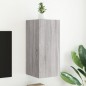 vidaXL Mueble de TV de pared con luces LED gris Sonoma 30,5x35x70 cm vidaXL Mueble de TV de pared con luces LED gris Sonoma 30,5x35x70 cm