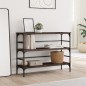 vidaXL Mesa consola madera de ingeniería marrón roble 100x32x75 cm vidaXL Mesa consola madera de ingeniería marrón roble 100x32x75 cm