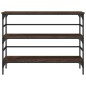 vidaXL Mesa consola madera de ingeniería marrón roble 100x32x75 cm vidaXL Mesa consola madera de ingeniería marrón roble 100x32x75 cm