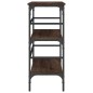 vidaXL Mesa consola madera de ingeniería marrón roble 100x32x75 cm vidaXL Mesa consola madera de ingeniería marrón roble 100x32x75 cm