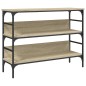 vidaXL Mesa consola madera de ingeniería roble Sonoma 100x32x75 cm vidaXL Mesa consola madera de ingeniería roble Sonoma 100x32x75 cm