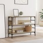 vidaXL Mesa consola madera de ingeniería roble Sonoma 100x32x75 cm vidaXL Mesa consola madera de ingeniería roble Sonoma 100x32x75 cm